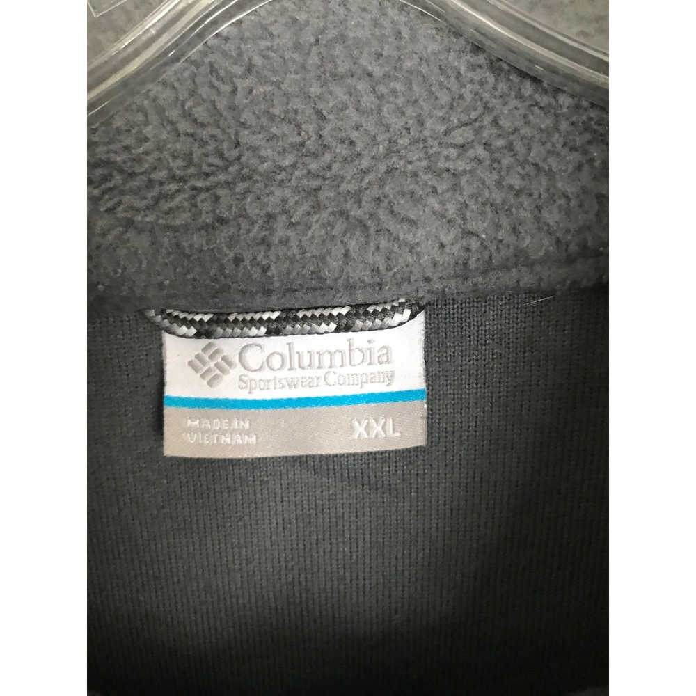 Columbia Men's Gray Fleece Full Zip Jacket XXL Warm Outdoor Layer - Picture 2 of 6